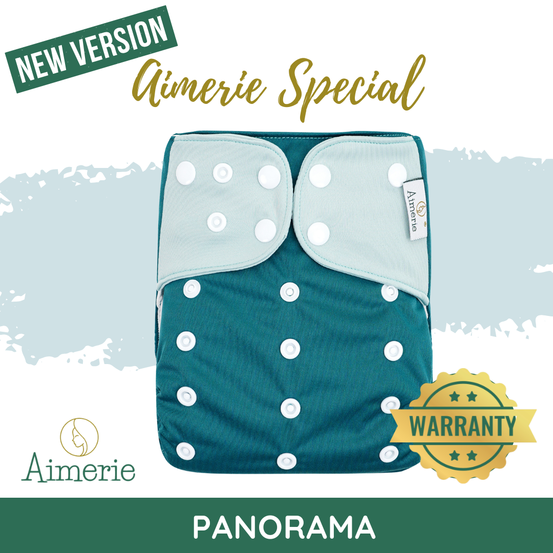 Aimerie Presko Time Cloth Diaper Special Modern Lampin 3D Gussets