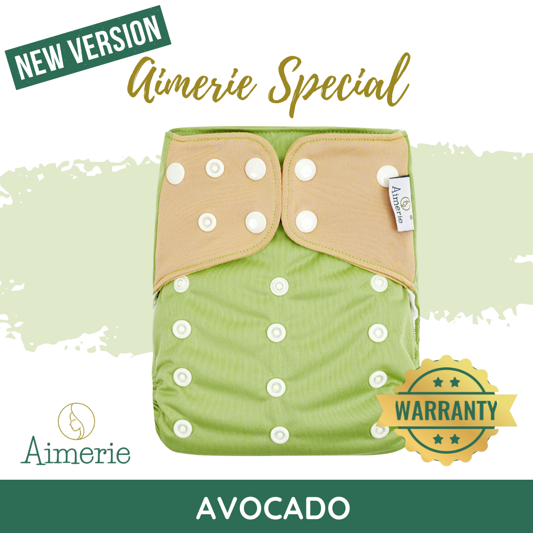 Aimerie Presko Time Cloth Diaper Special Modern Lampin 3D Gussets
