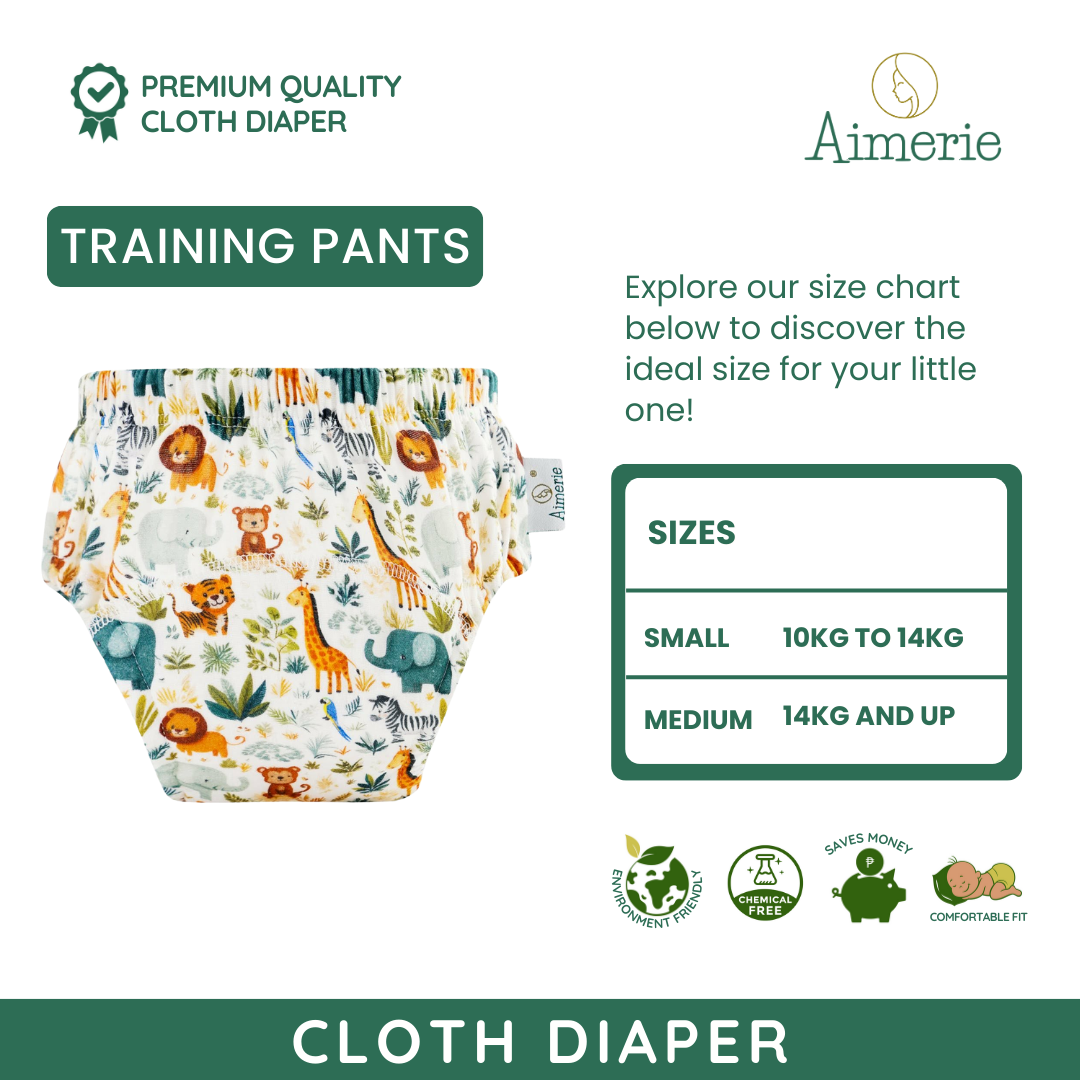 Aimerie Gentle Cotton Training Pants Pull Up Pants