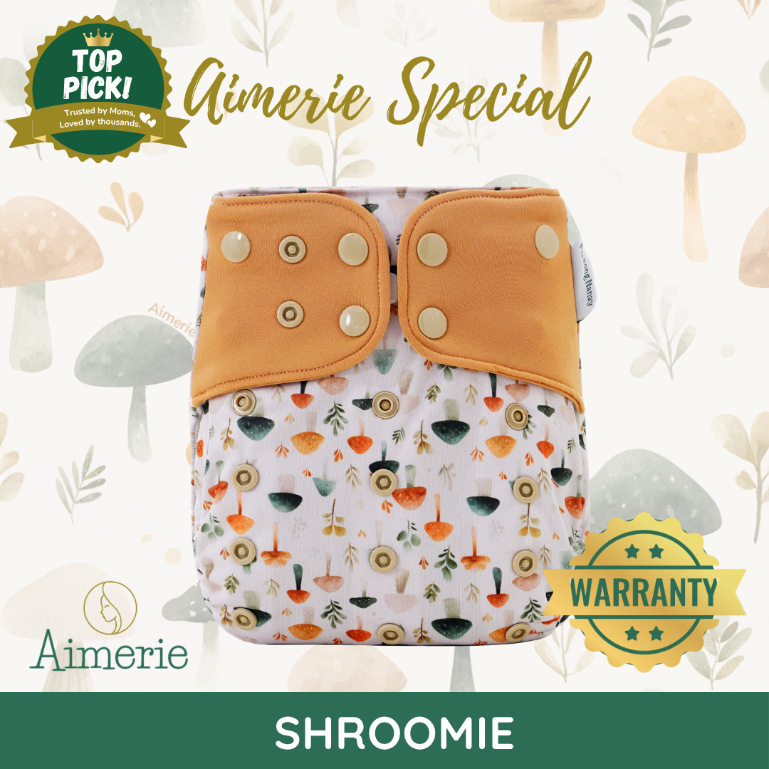 Aimerie Presko Time Cloth Diaper Special Modern Lampin 3D Gussets