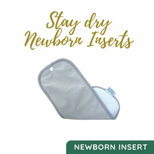 Load image into Gallery viewer, Newborn Stay Dry Insert Cotton Thin Booster for Cloth Diapers
