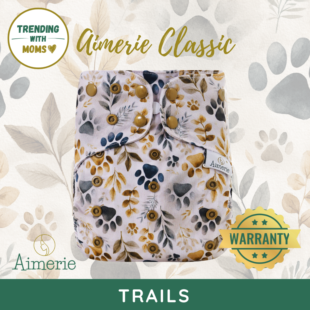 Aimerie Classic Diaper Covers Wipeable and Reusable