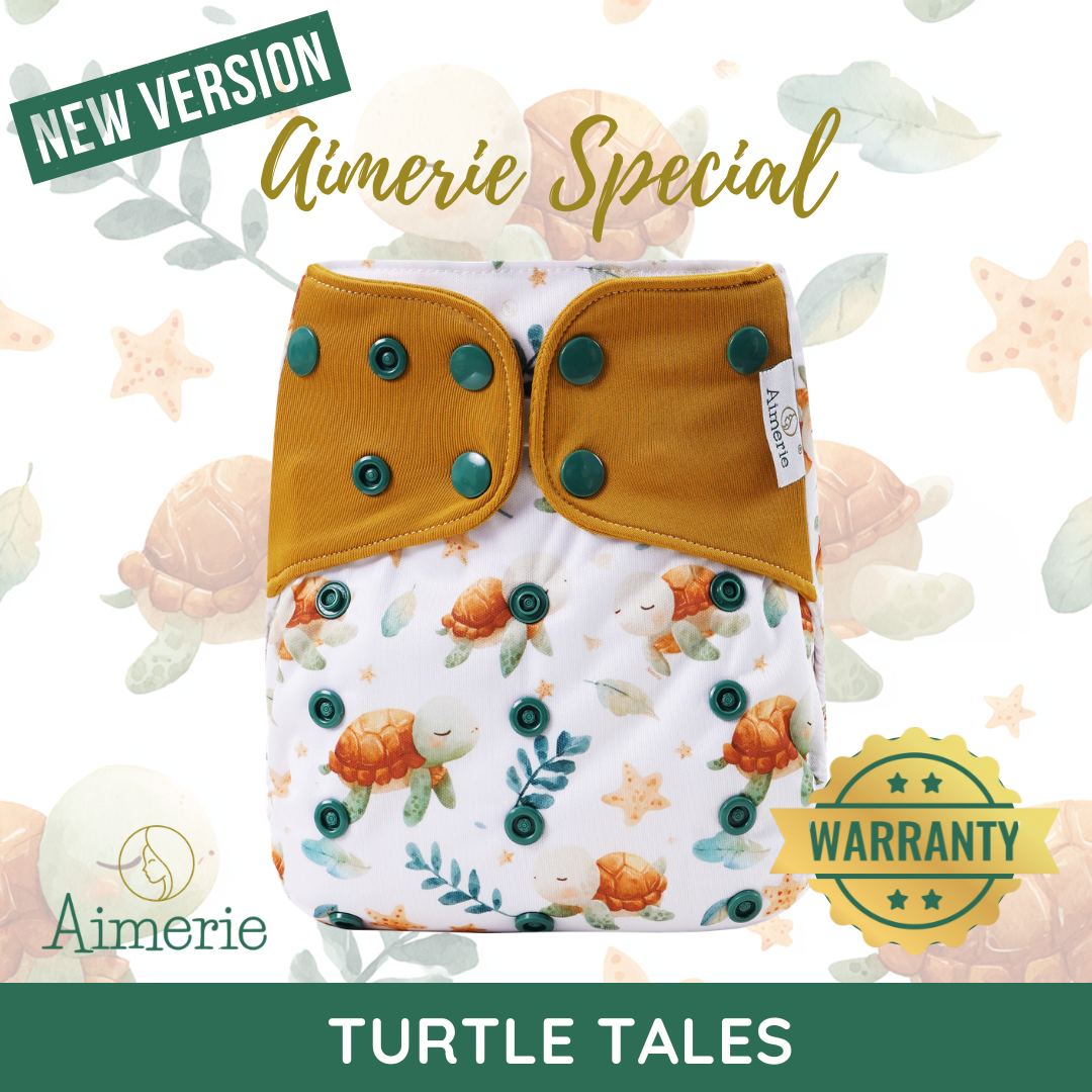 Aimerie Presko Time Cloth Diaper Special Modern Lampin 3D Gussets