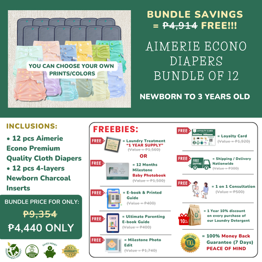 Aimerie Diaper Bundle of 12