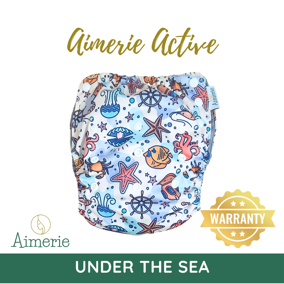 Big Aimerie Active Pocket Pull-Up Diapers Pants AWJ Inner Cloth