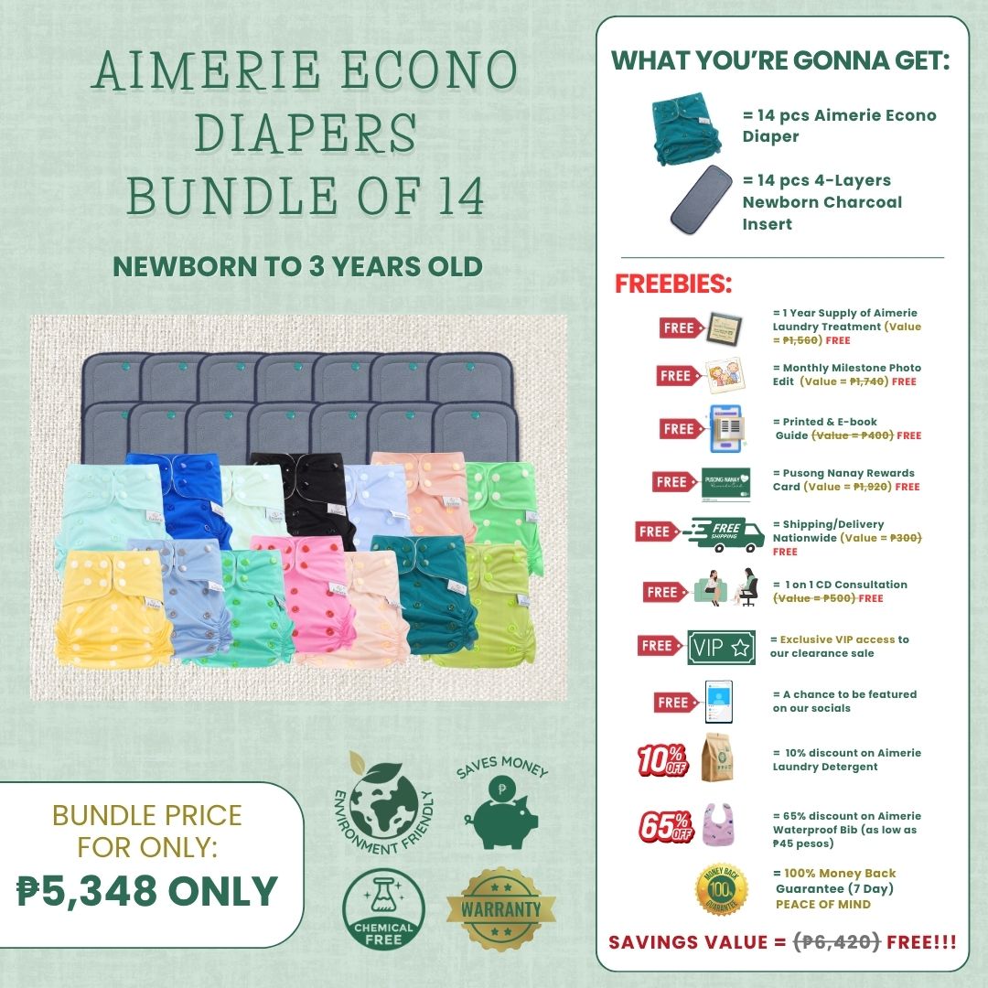 Aimerie Modern Lampin Cloth Diaper Ultimate Bundle (14-Pack)