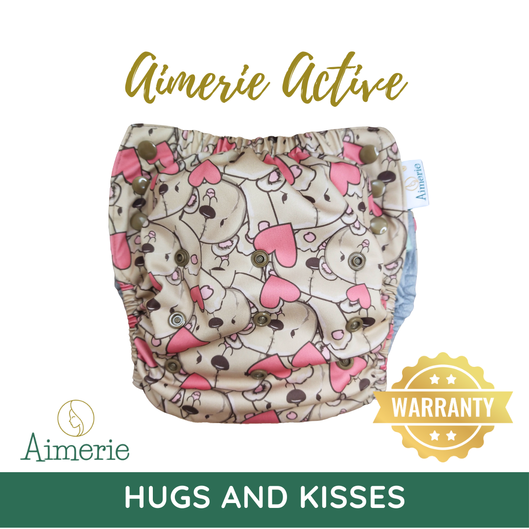 Big Aimerie Active Pocket Pull-Up Diapers Pants AWJ Inner Cloth