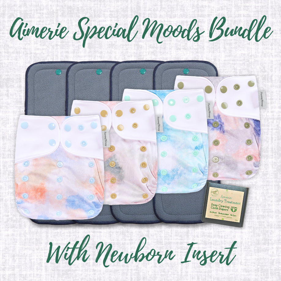 Newborn Bundle Aimerie Special Cloth Diapers With Inserts