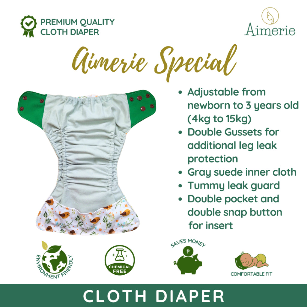 Newborn Bundle Aimerie Special Cloth Diapers With Inserts