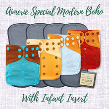 Load image into Gallery viewer, Infant Bundle Aimerie Special Cloth Diapers With Inserts
