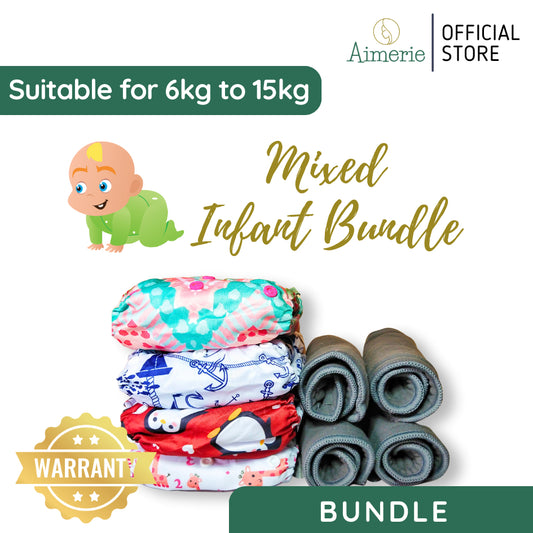 Infant Mixed Bundle Aimerie Cloth Diapers Classic and Special