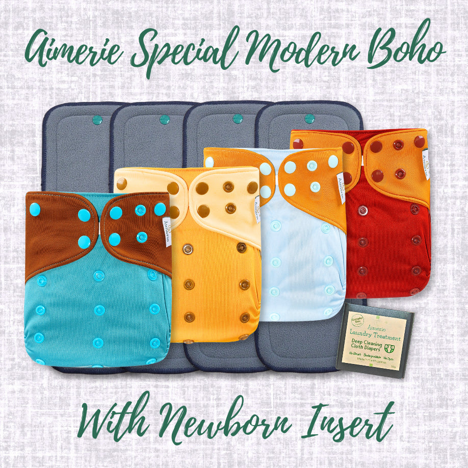 Newborn Bundle Aimerie Special Cloth Diapers With Inserts