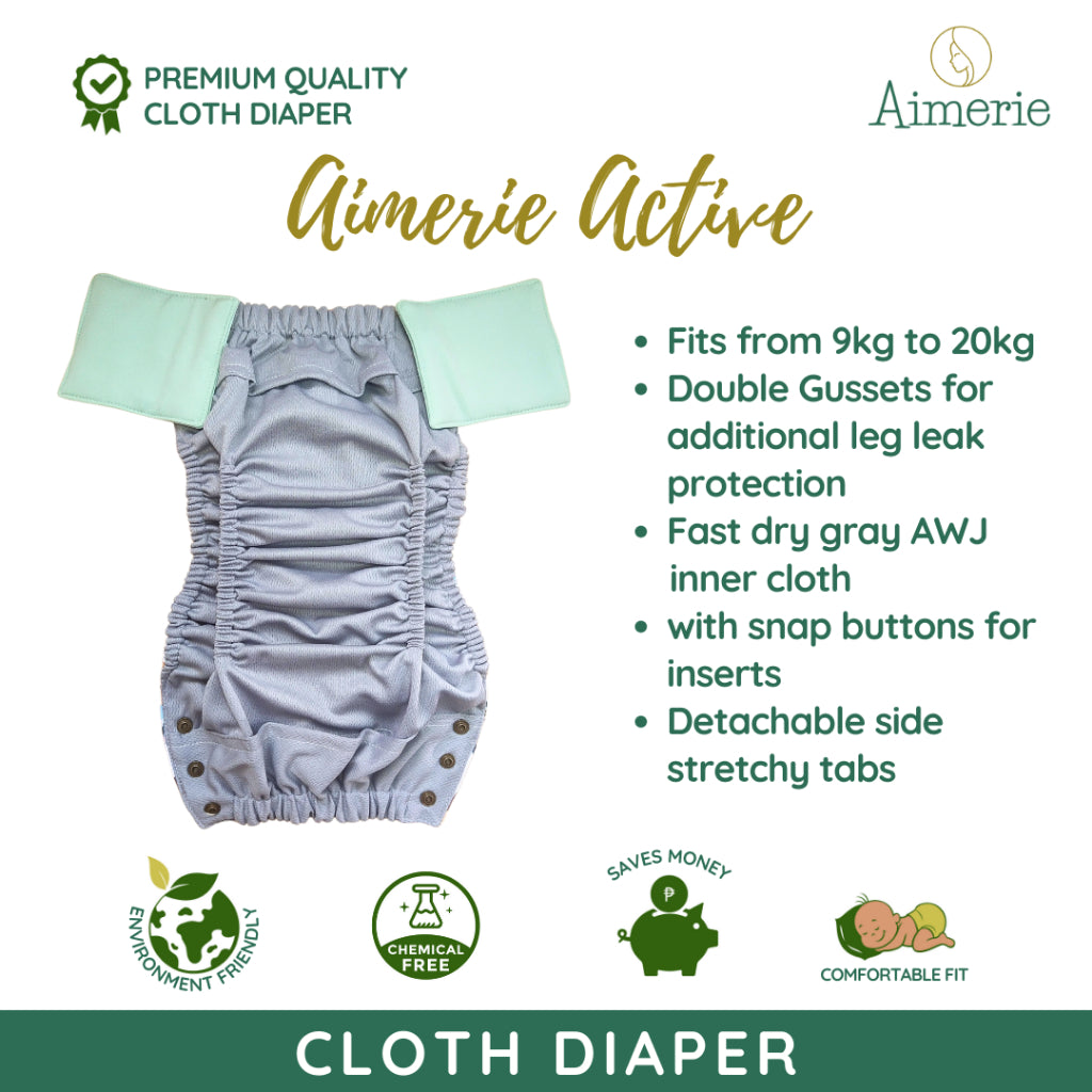 Big Aimerie Active Pocket Pull-Up Diapers Pants AWJ Inner Cloth