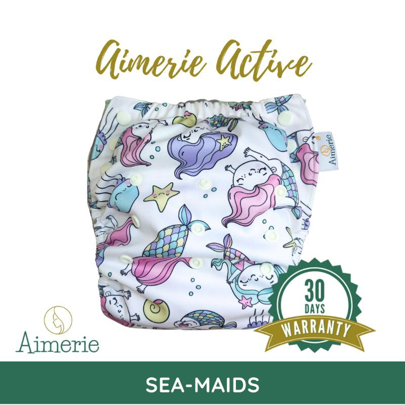 Big Aimerie Active Pocket Pull-Up Diapers Pants AWJ Inner Cloth