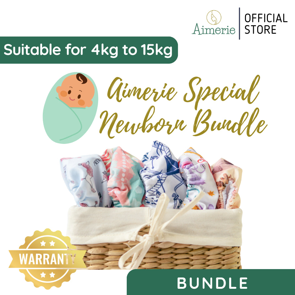 Newborn Bundle Aimerie Special Cloth Diapers With Inserts