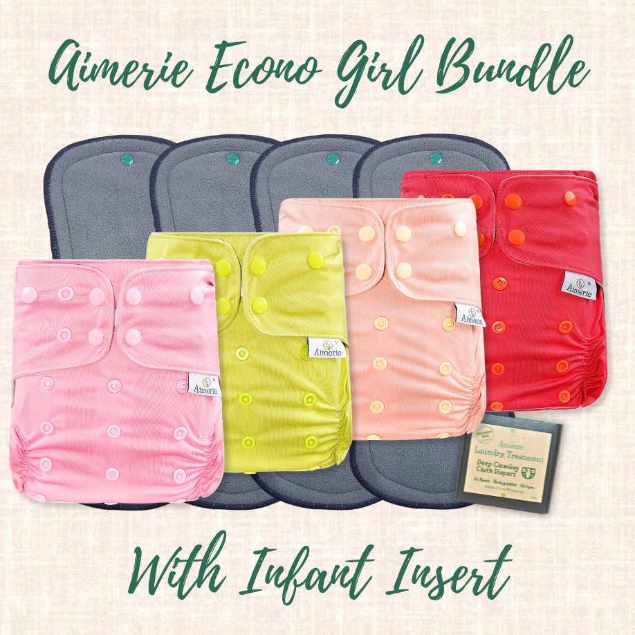 Infant Bundle Aimerie Econo Cloth Diapers With Inserts
