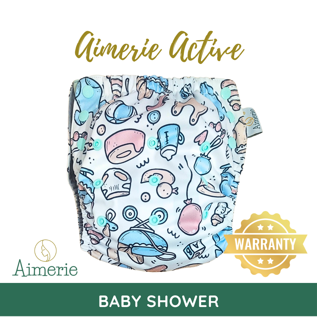 Big Aimerie Active Pocket Pull-Up Diapers Pants AWJ Inner Cloth